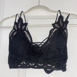 FREE PEOPLE black bralette